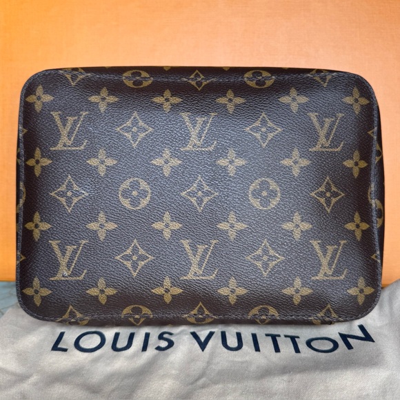 🐧 LOUIS VUITTON Packing Cube MM Cosmetic Case Organizer Monogram GHW - LIKE NEW! - Picture 4 of 9